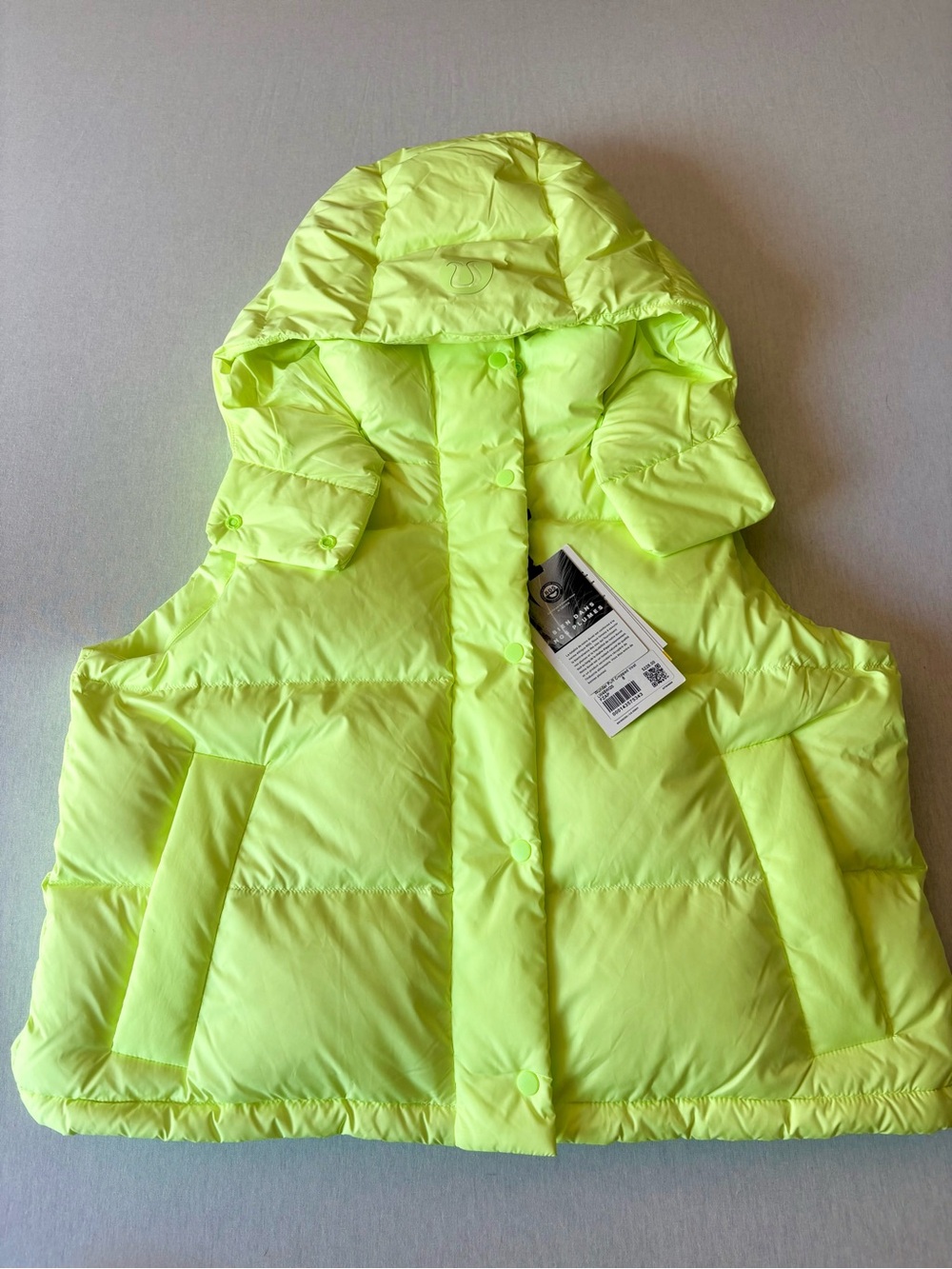 Lululemon Wunder Puff Cropped Vest Faded Zap 8
